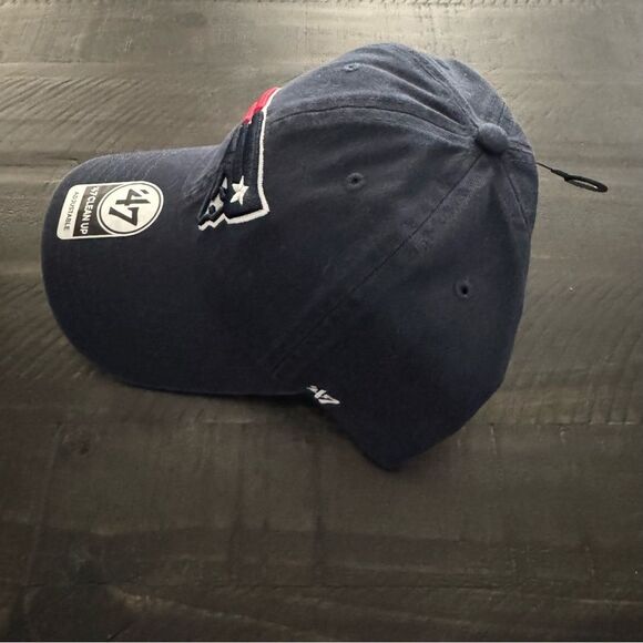 47 Brand Clean Up New England Patriots NFL Cap Adjustable Hat NWT - Picture 2 of 8